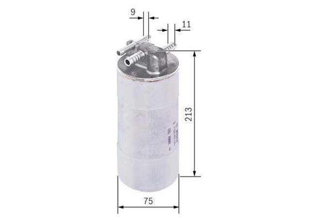 BOSCH F026402845 Топливный фильтр в наличии Сумы