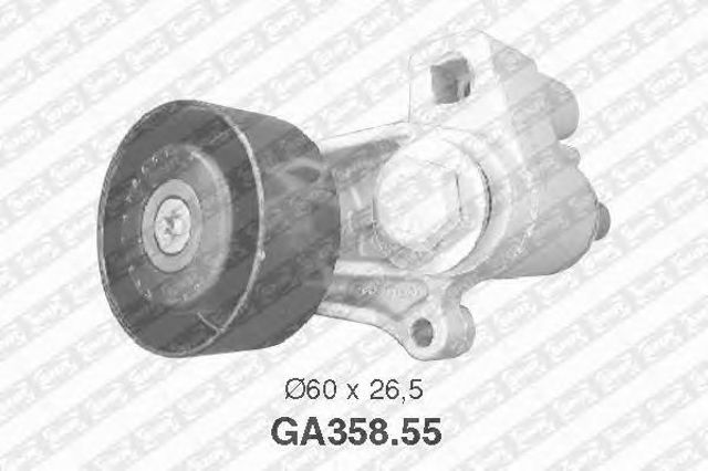 Натяжная планка поликлинового ремня GA35855 SNR
