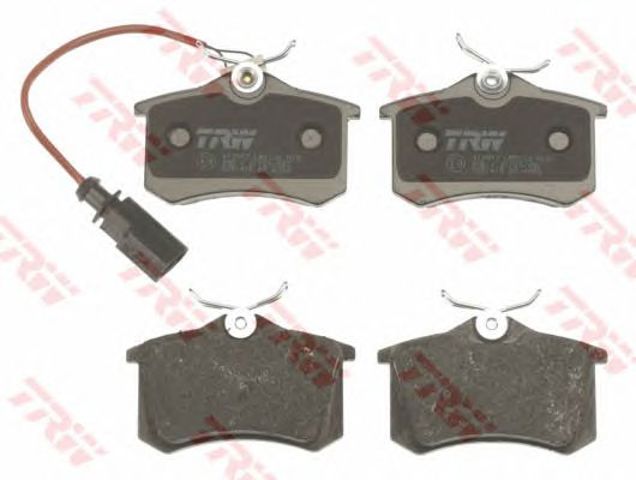 TRW GDB1415 Колодки тормозные задние дисковые в наличии Львов