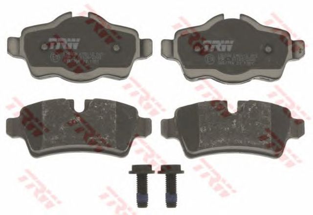 TRW GDB1766 Колодки тормозные задние дисковые в наличии Тернополь