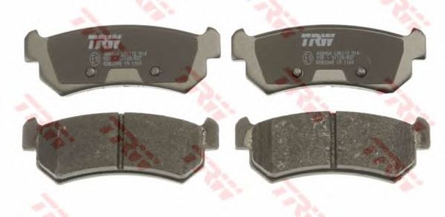 TRW GDB3348 Колодки тормозные задние дисковые в наличии Черкассы