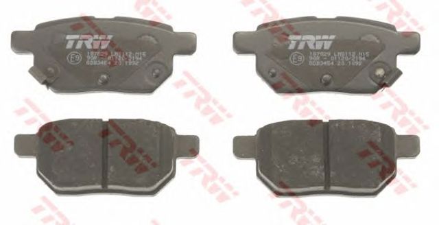 TRW GDB3454 Колодки тормозные задние дисковые в наличии Кривой Рог