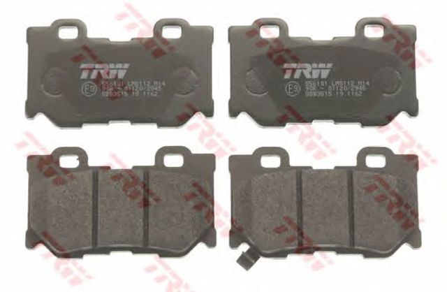 TRW GDB3515 Колодки тормозные задние дисковые в наличии Сумы