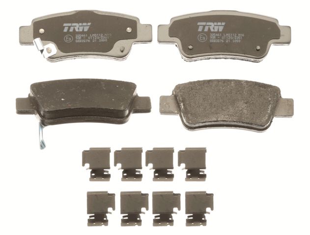Колодки тормозные задние, дисковые GDB3576 TRW