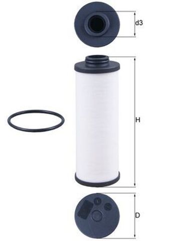 MAHLE HX186D Фильтр АКПП в наличии Черновцы