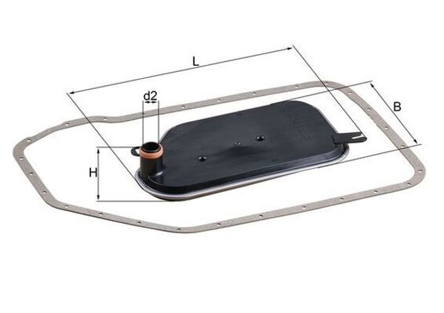 MAHLE HX84D Фильтр АКПП в наличии Запорожье