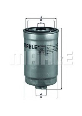 MAHLE KC1011 Фильтр топливный в наличии Украина