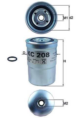 KC208 Фильтр топливный купить Винница