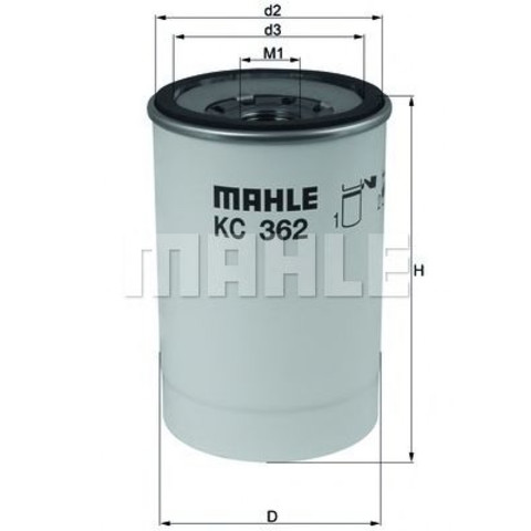 Фильтр топлива KC362D MAHLE