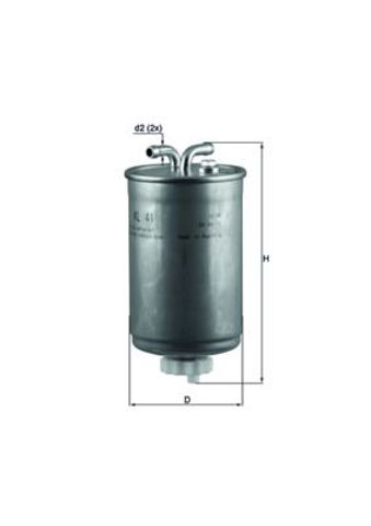 Фильтр топлива KL41 MAHLE