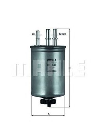 MAHLE KL446 Топливный фильтр в наличии Ирпень
