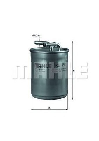 MAHLE KL494 Фильтр топливный в наличии Тернополь