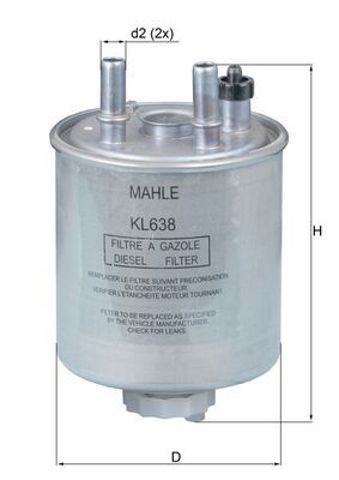 KL638 Фильтр топливный купить Киев