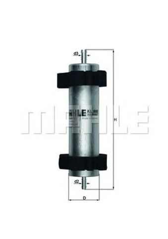 MAHLE KL660 Фильтр топливный в наличии Украина