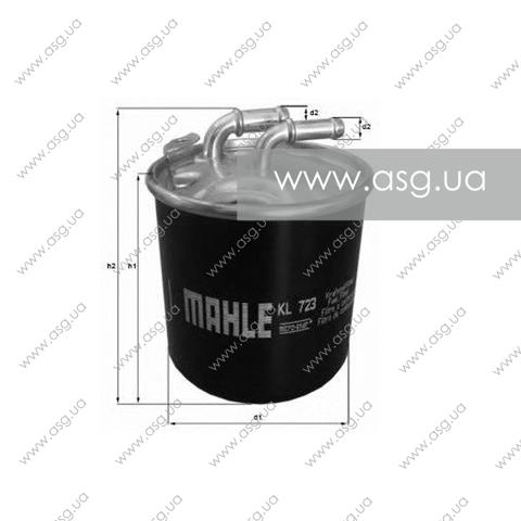 KL723D MAHLE Фильтр топливный купить в Житомир