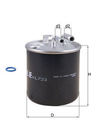 MAHLE KL723D Топливный фильтр в наличии Тернополь