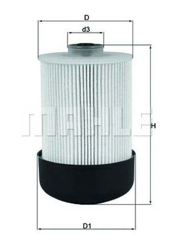 KX33822D MAHLE Топливный фильтр купить в Винница