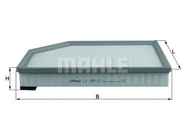 MAHLE LX15912 Воздушный фильтр в наличии Тернополь