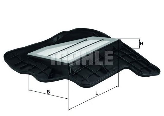 LX16855 MAHLE Воздушный фильтр купить в Николаев
