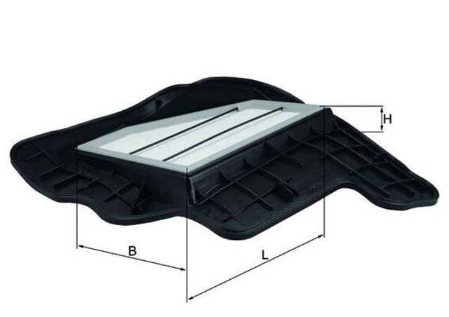 MAHLE LX16855 Воздушный фильтр в наличии Ровно