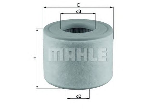 LX26072 MAHLE Воздушный фильтр купить в Каменское