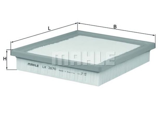 MAHLE LX2870 Фильтр воздушный в наличии Каменское