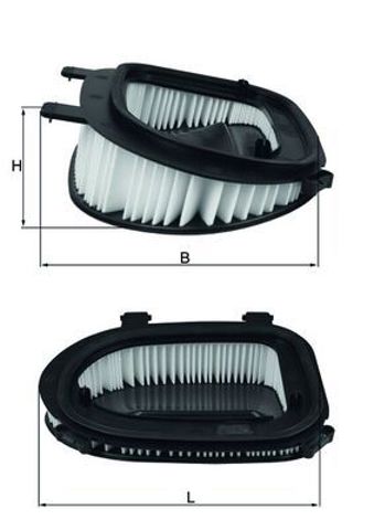 MAHLE LX3541 Воздушный фильтр в наличии Каменское