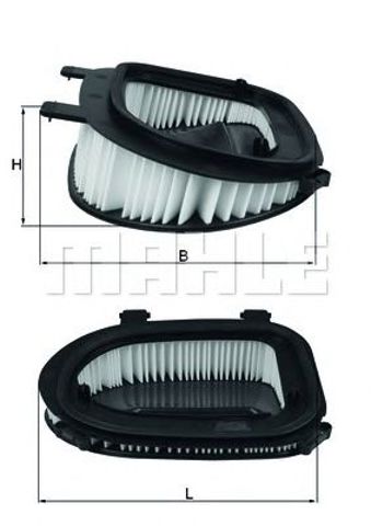MAHLE LX3541 Фильтр воздушный в наличии Киев