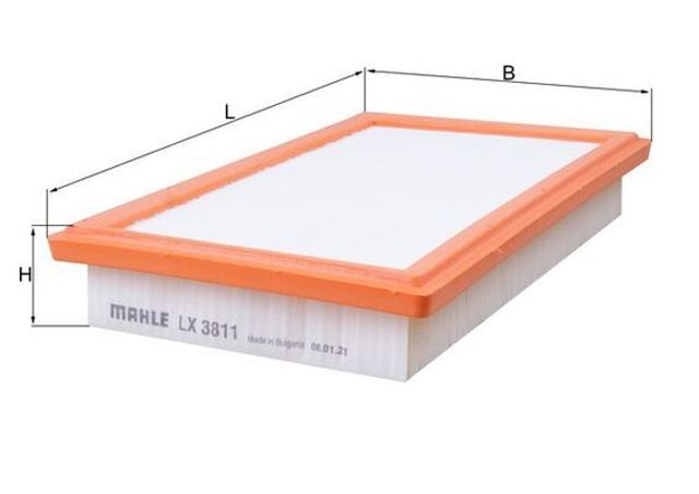 LX3811 MAHLE Воздушный фильтр купить в Винница