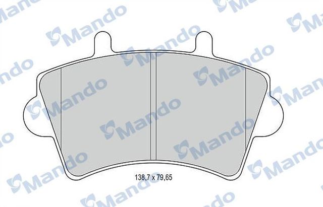 Колодки передние MBF015025 MANDO