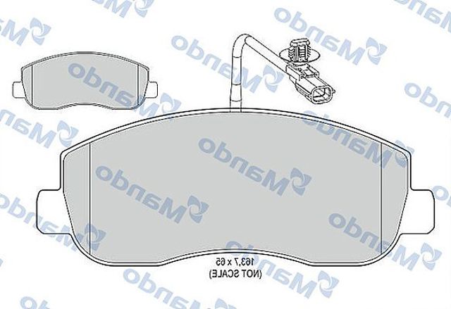 MBF015042 Колодки тормозные передние дисковые купить Днепр