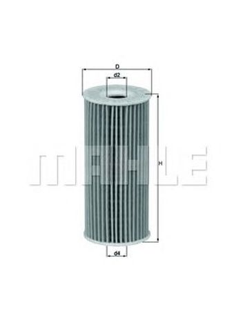 OX201D MAHLE Фильтр масляный купить в Киев