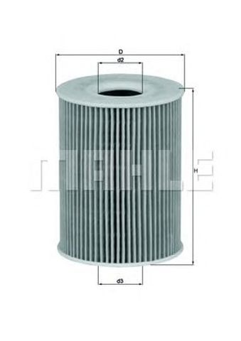 MAHLE OX254D4 Масляный фильтр в наличии Одесса