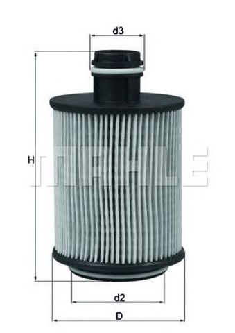 MAHLE OX559D Масляный фильтр в наличии Кривой Рог