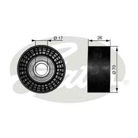 T38018 GATES Паразитный ролик купить в Хмельницкий