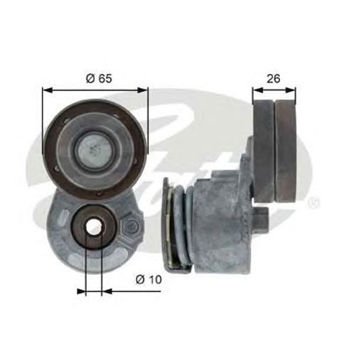 Натяжная планка поликлинового ремня T38468 GATES