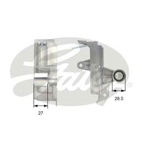 Натяжной ролик ремня ГРМ T43028 GATES
