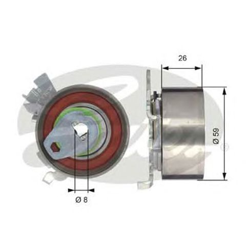 GATES T43040 Ролик ГРМ в наличии Одесса