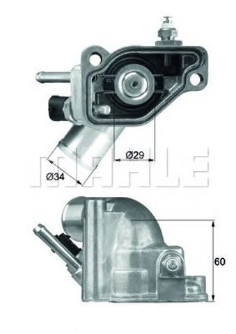 MAHLE TI592 Корпус термостата в наличии Житомир