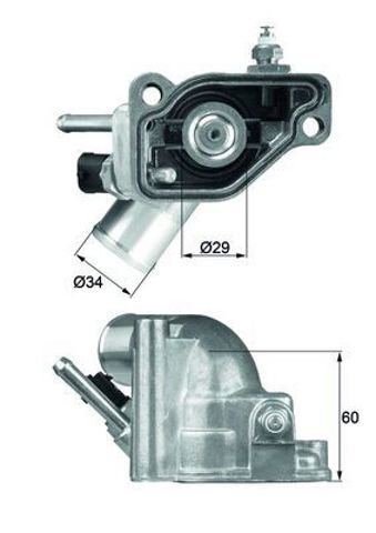 TI592 MAHLE Корпус термостата купить в Кривой Рог