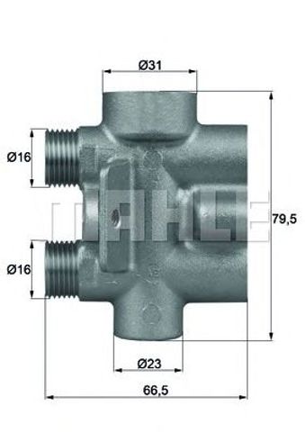 MAHLE TO975 Термостат системы охлаждения масла АКПП в наличии Полтава