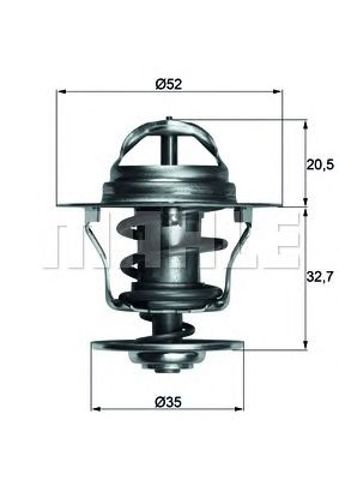 TX1288D MAHLE Термостат купить в Кривой Рог