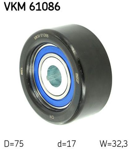 VKM61086 SKF Ролик натяжителя приводного ремня купить в Львов