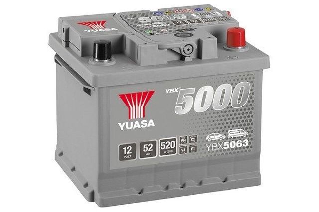 Автомобильная батарея YBX5063 YUASA