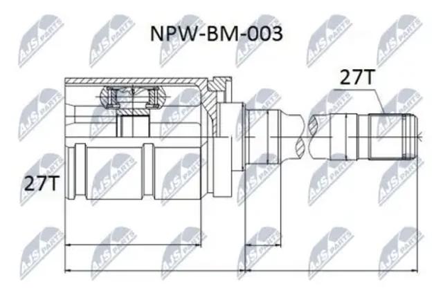 Внешняя граната NPWBM003 NTY