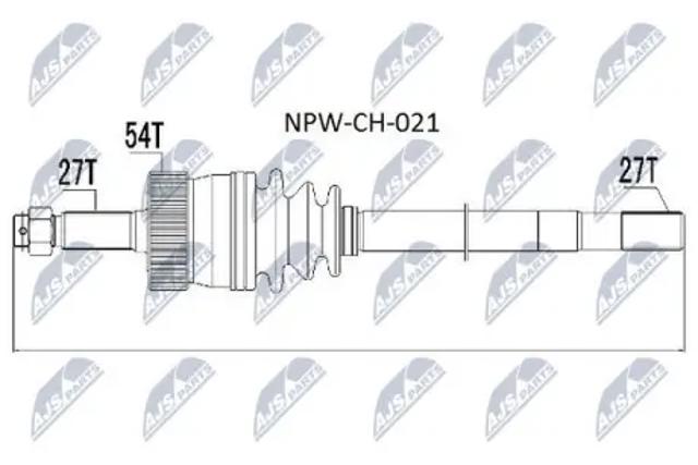 Привод правый NPWCH021 NTY