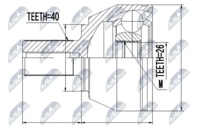 Наружная граната NPZFR040 NTY