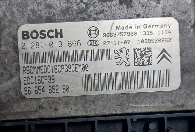 BOSCH 0281013666 Модуль управления (ЭБУ) двигателем в наличии Каменское