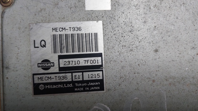 237107F001 NISSAN Блок управления двигателем купить в Полтава