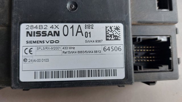 284B24X01A NISSAN Блок комфорта купить в Тернополь
